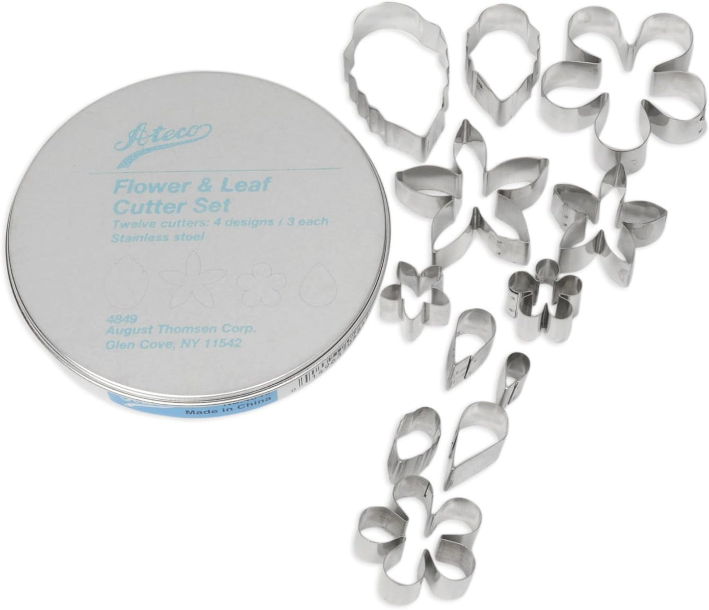 12 Piece Flower and Leaf Cutter Set