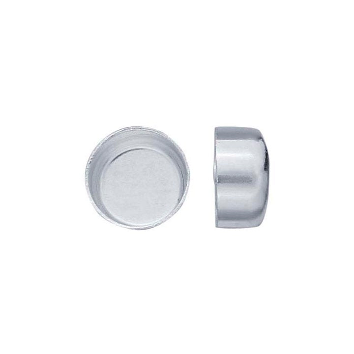 Bezel Cups 5 mm Fine Silver