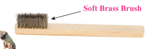 Silver Polishing Brass Brush Small