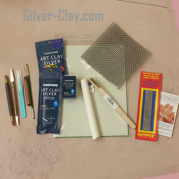 Art Clay Silver Kit has everything you need to work with metal clay including the art clay silver.
