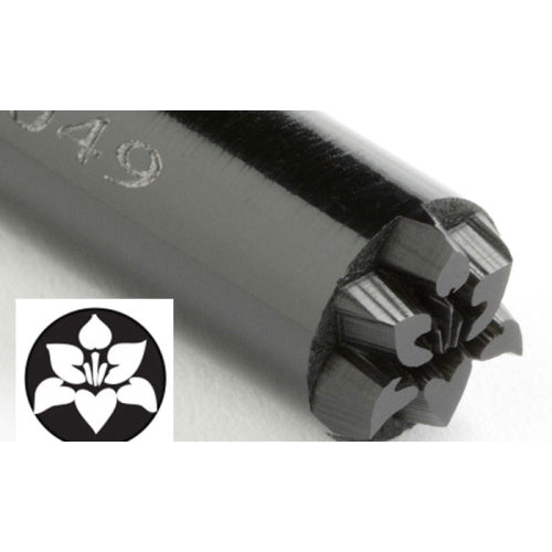 Orchid Flower 10MM Acrylic Stamp (KS049)
