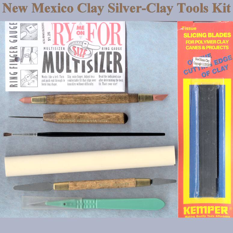 8 Piece Silver Tool Kit – Silver-Clay.com